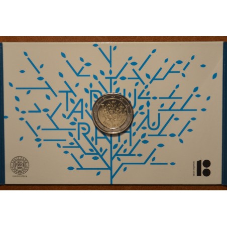 eurocoin eurocoins 2 Euro Estonia 2020 - Tartu Peace Treaty (BU card)