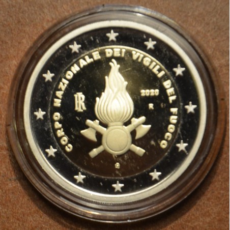 Euromince mince 2 Euro Taliansko 2020 - Národný hasičský zbor (Proof)