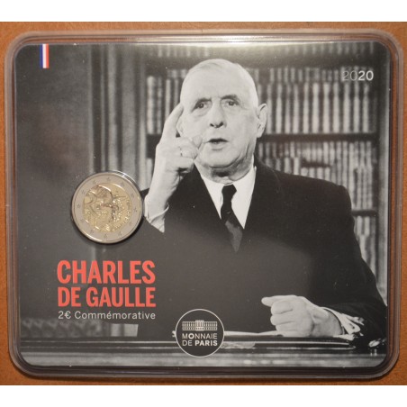 Euromince mince 2 Euro Francúzsko 2020 - Charles de Gaulle (BU)