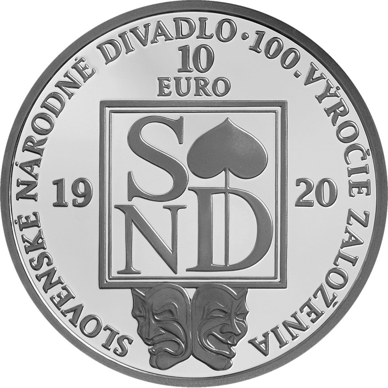 Euromince mince 10 Euro Slovensko 2020 - 100. výročie založenia Slo...