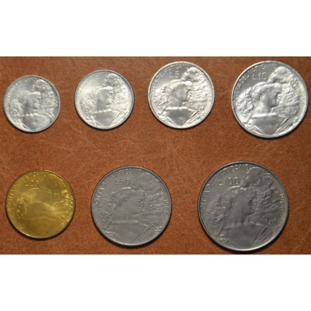 eurocoin eurocoins Vatican 7 coins 1966 (BU)