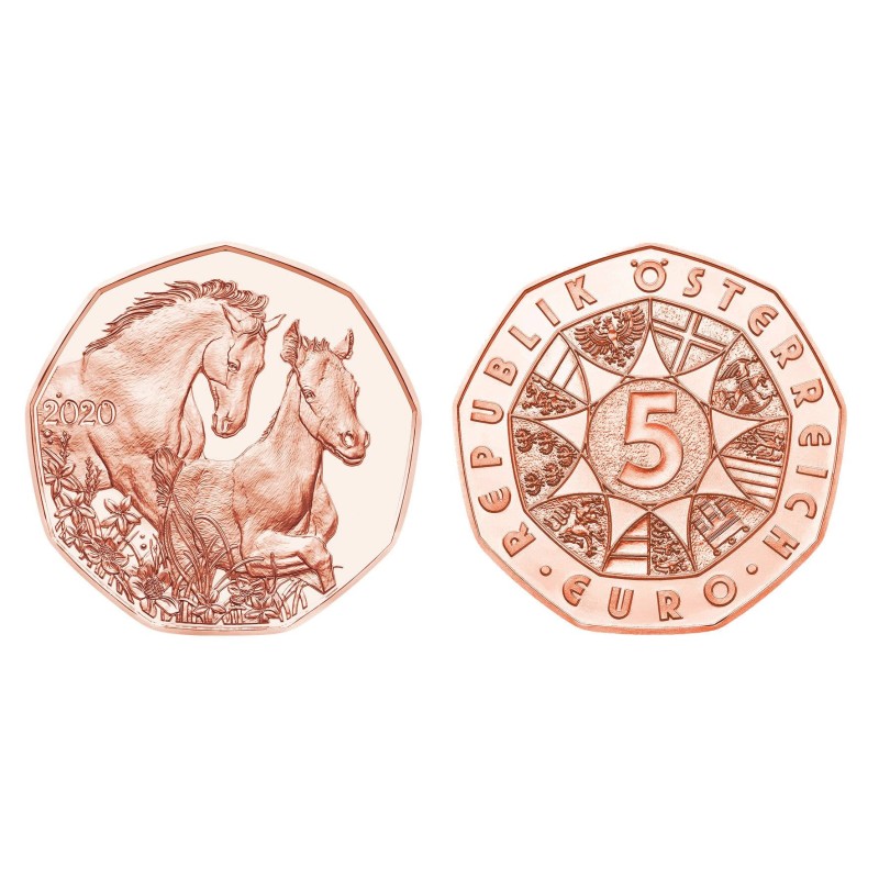 eurocoin eurocoins 5 Euro Austria 2020 Friends for life (UNC)