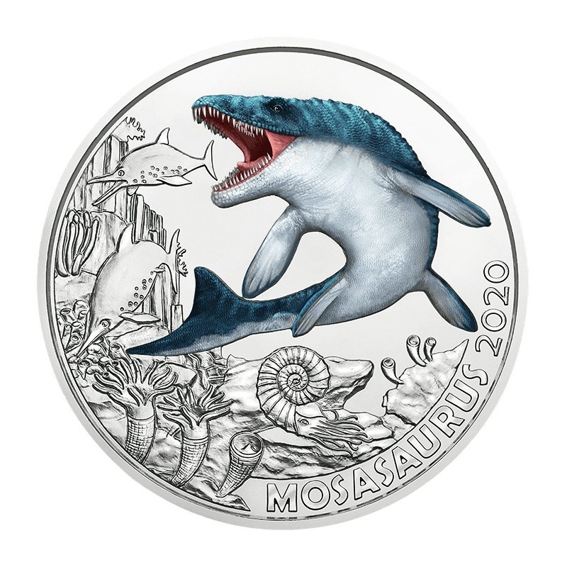 euroerme érme 3 Euro Ausztria 2020 - Mosasaurus Hoffmanni (UNC)