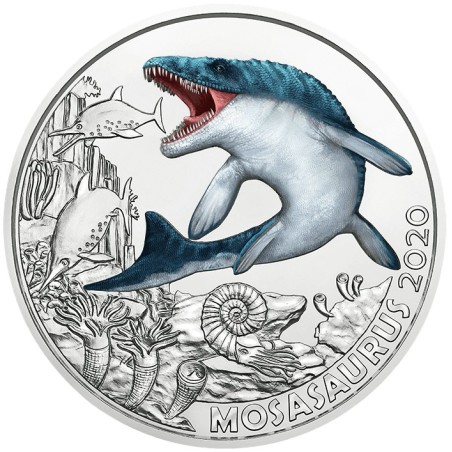 eurocoin eurocoins 3 Euro Austria 2020 - Mosasaurus Hoffmanni (UNC)