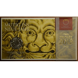 Euromince mince 5 Euro Rakúsko 2018 Novoročná minca (BU)