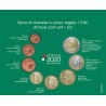 eurocoin eurocoins Italy 2020 set of 8 coins (BU)