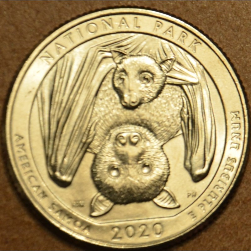 eurocoin eurocoins 25 cent USA 2020 National Park \\"P\\" (UNC)