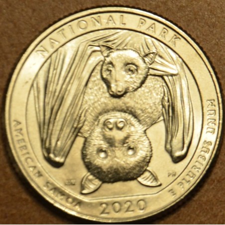 euroerme érme 25 cent USA 2020 National Park \\"P\\" (UNC)