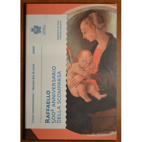 eurocoin eurocoins 2 Euro San Marino 2020 - Raffaello (BU)