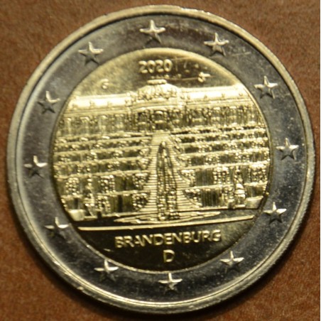 euroerme érme Sérült 2 Euro Németország \\"G\\" 2020 - Brandenburg ...