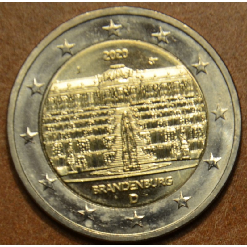 Euromince mince Poškodená 2 Euro Nemecko \\"J\\" 2020 - Brandenburg...