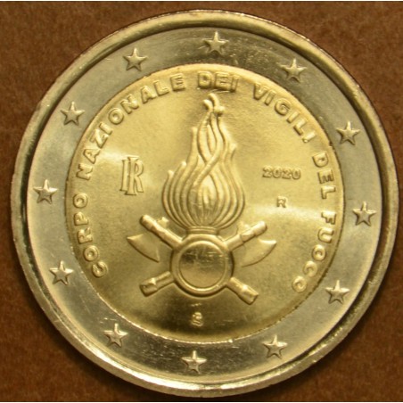 Euromince mince Poškodená 2 Euro Taliansko 2020 - Národný hasičský ...