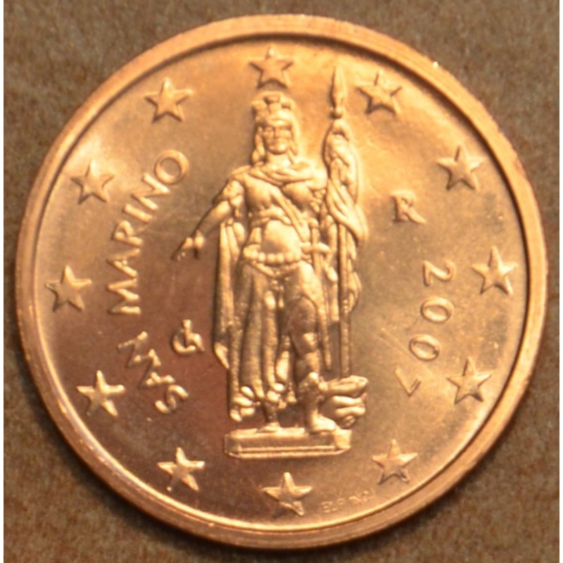 Euromince mince 2 cent San Marino 2007 (UNC)
