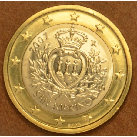 eurocoin eurocoins 1 Euro San Marino 2007 (UNC)