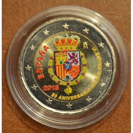 eurocoin eurocoins 2 Euro Spain 2018 - Felipe VI. v IV. (colored UNC)
