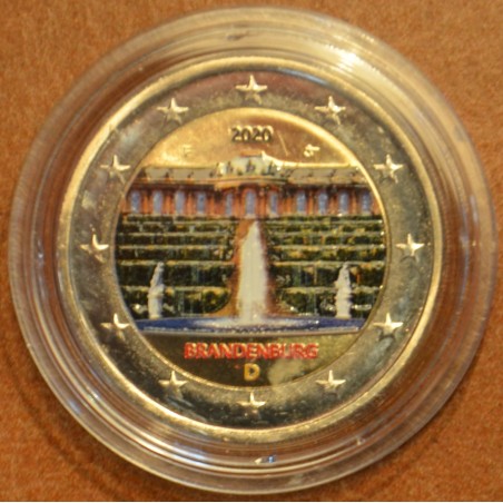eurocoin eurocoins 2 Euro Germany \\"D\\" 2020 - Brandenburg (color...
