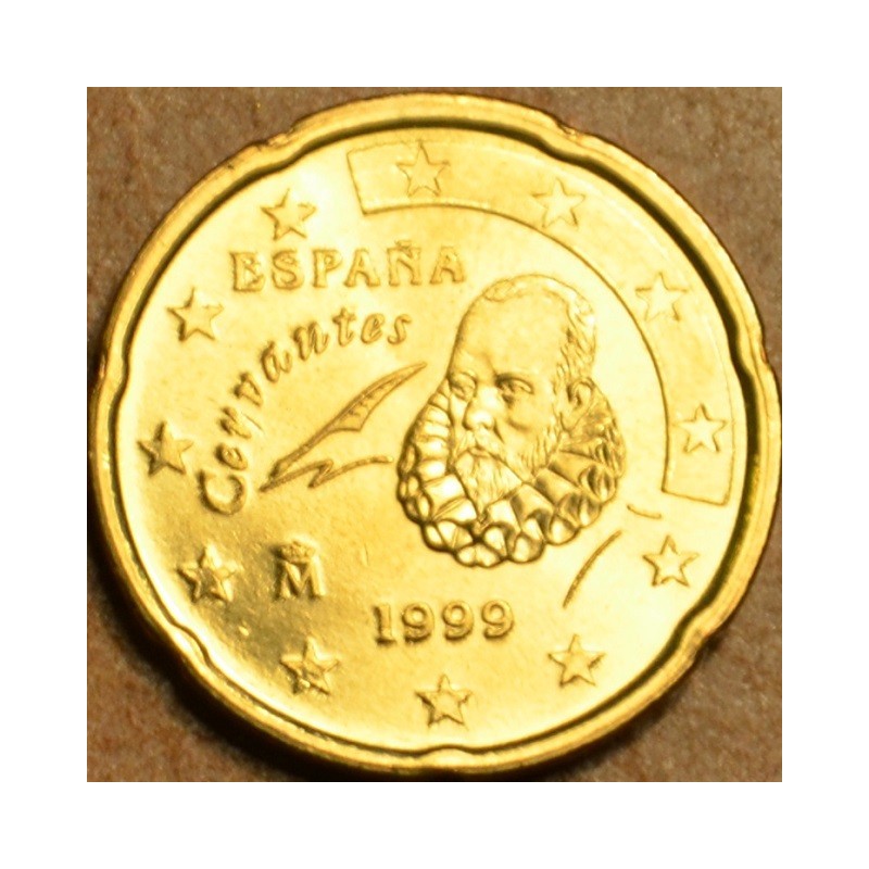 euroerme érme 20 cent Spanyolország 1999 (UNC)
