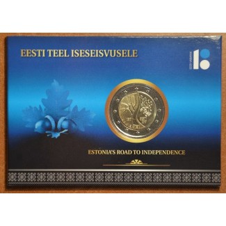 euroerme érme 2 Euro Észtország 2017 - A függetlenség útja (BU kártya)