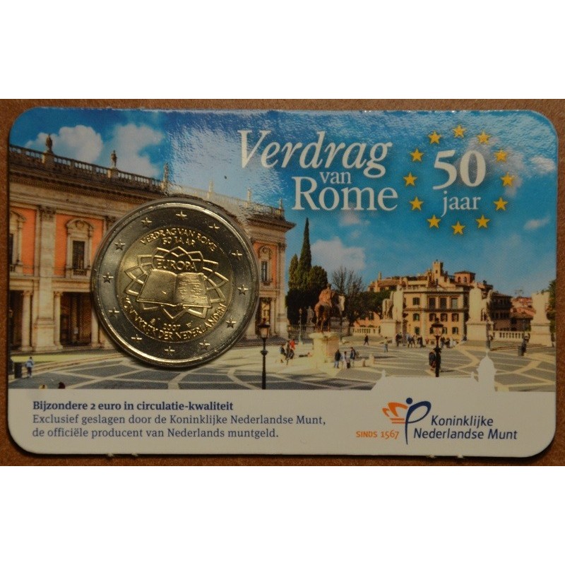 eurocoin eurocoins 2 Euro Netherlands 2007 - 50th anniversary of th...