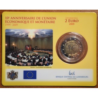 euroerme érme 2 Euro Luxemburg 2009 - 10 éves az Európai Monetáris ...