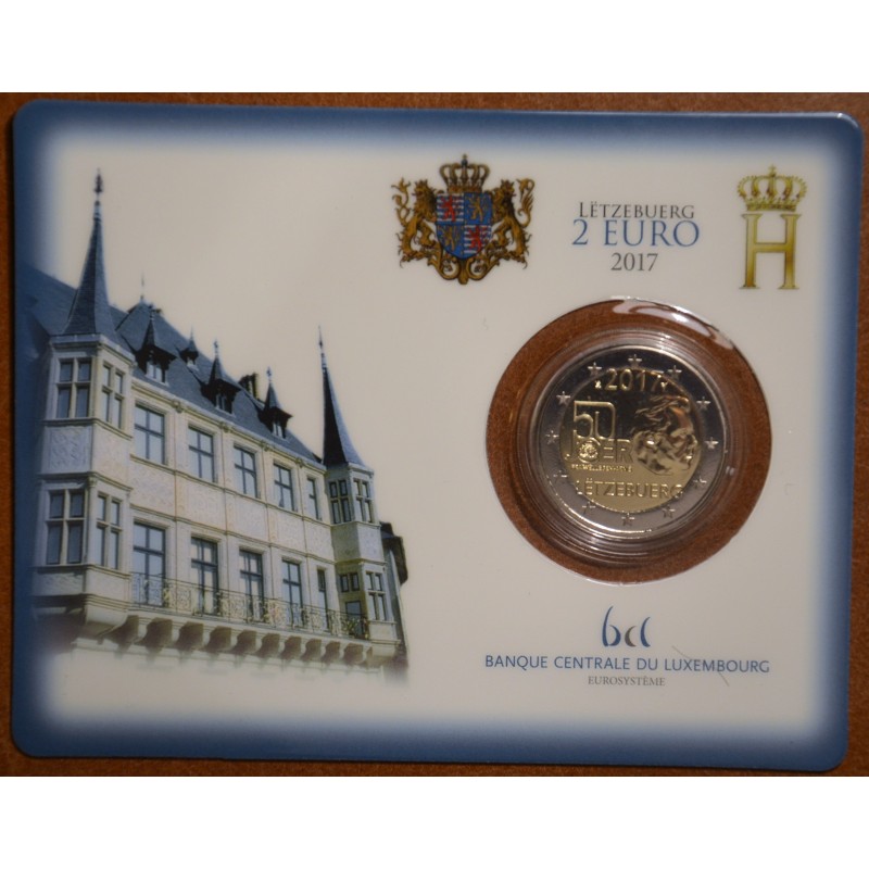 Euromince mince 2 Euro Luxembursko 2017 - Vojenská služba (BU)