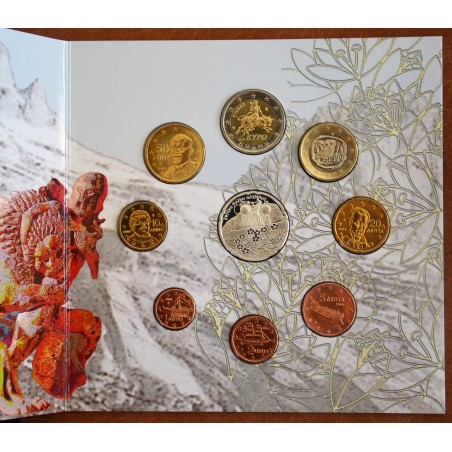 Euromince mince Grécko 2005 sada mincí s 10 Euro mincou (BU)