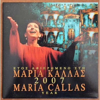 euroerme érme Görög 2007-es forgalmi sor Maria Callas (BU)
