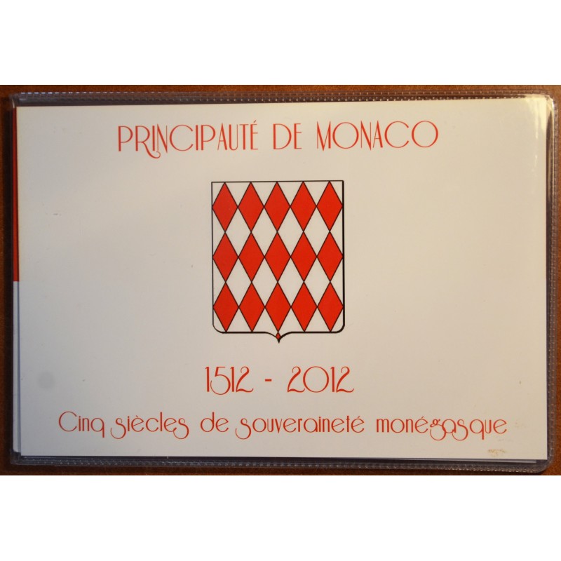 Euromince mince 2 Euro Monaco 2012 - 500. výročie nezávislosti so z...