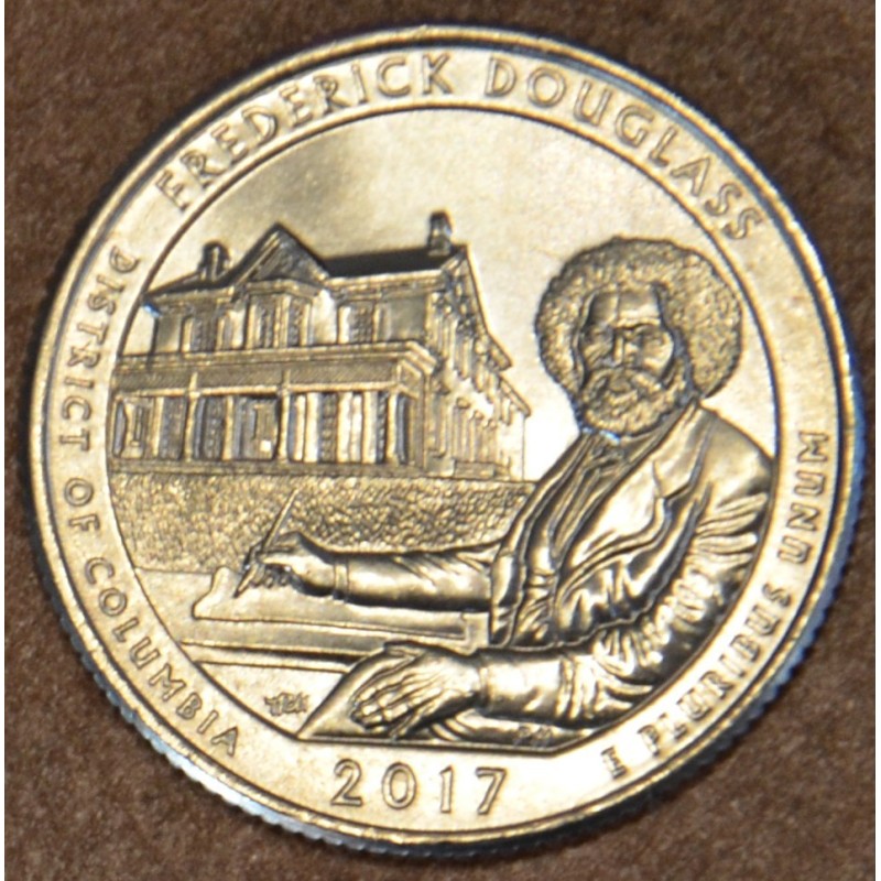 Euromince mince 25 cent USA 2017 Frederick Douglass \\"D\\" (UNC)