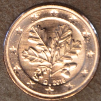 Euromince mince 2 cent Nemecko \\"D\\" 2018 (UNC)