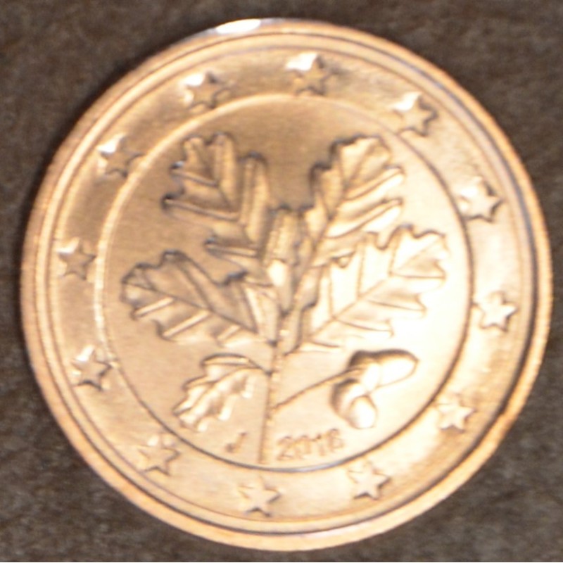 eurocoin eurocoins 2 cent Germany \\"J\\" 2018 (UNC)