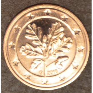 Euromince mince 2 cent Nemecko \\"G\\" 2018 (UNC)