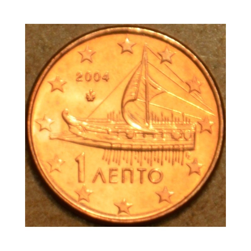 eurocoin eurocoins 1 cent Greece 2004 (UNC)