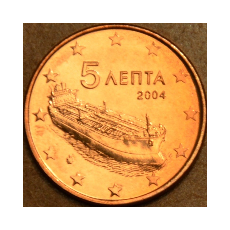 euroerme érme 5 cent Görögország 2004 (UNC)