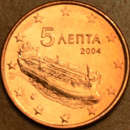 euroerme érme 5 cent Görögország 2004 (UNC)