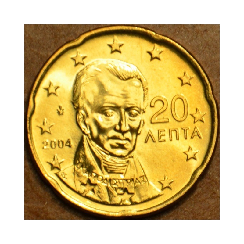 euroerme érme 20 cent Görögország 2004 (UNC)