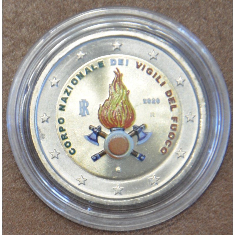 euroerme érme 2 Euro Olaszország 2020 - Az olasz országos tűzoltósá...