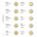 Lindner pages into album of 2 Euro coins (Oct. 2019 - Febr. 2020)
