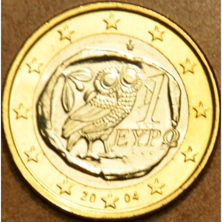 eurocoin eurocoins 1 Euro Greece 2004 (UNC)
