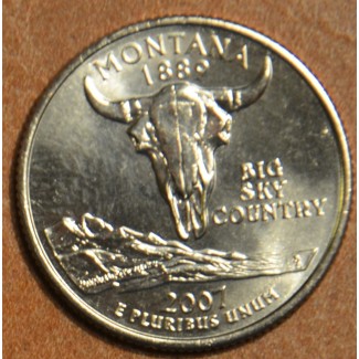 Euromince mince 25 cent USA 2007 Montana \\"P\\" (UNC)