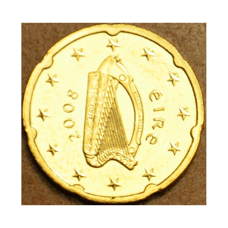 Euromince mince 20 cent Írsko 2008 (UNC)