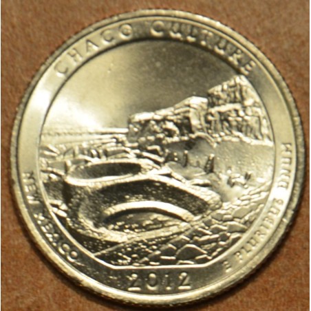 euroerme érme 25 cent USA 2012 Chaco Culture \\"P\\" (UNC)