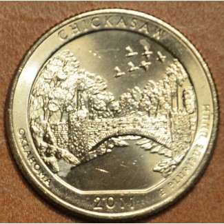 eurocoin eurocoins 25 cent USA 2011 Chickasaw \\"P\\" (UNC)