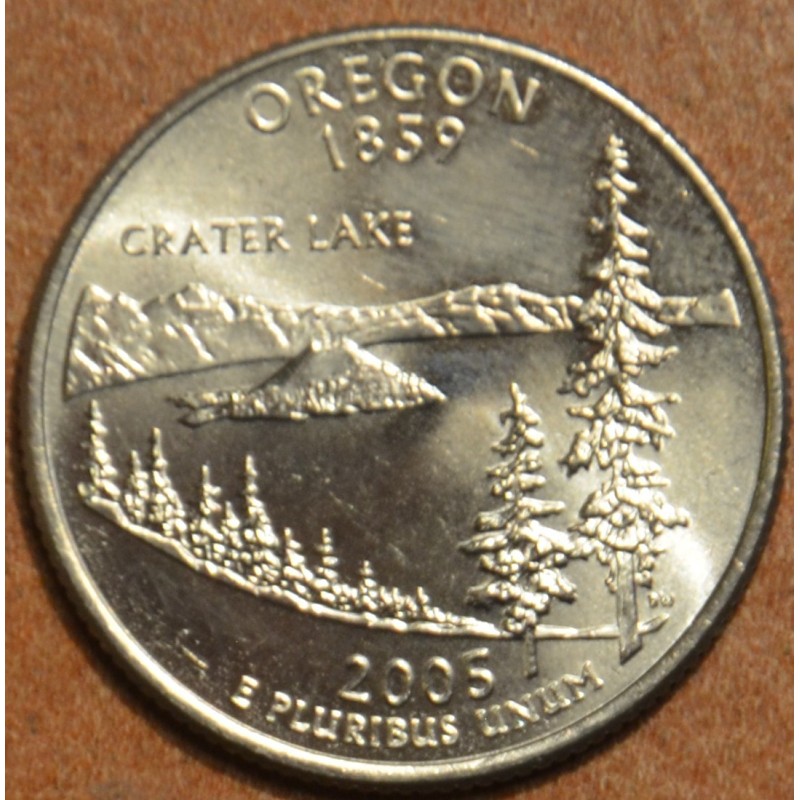 eurocoin eurocoins 25 cent USA 2005 Oregon \\"P\\" (UNC)