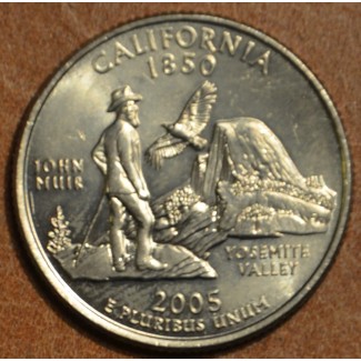 eurocoin eurocoins 25 cent USA 2005 California \\"P\\" (UNC)