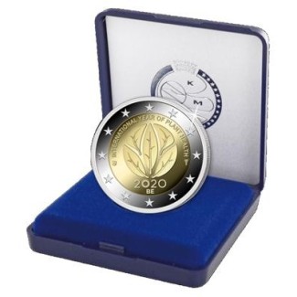 Euromince mince 2 Euro Belgicko 2020 - Medzinárodný rok zdravých ra...