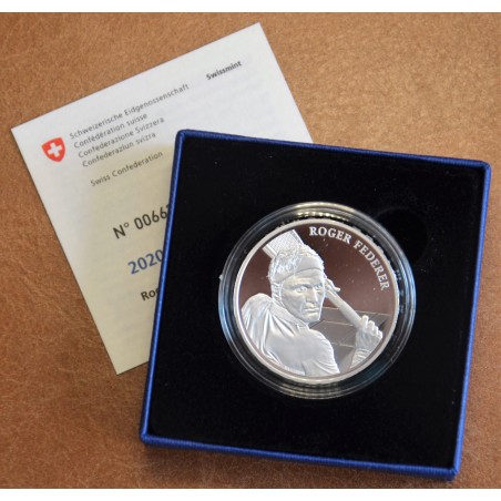 eurocoin eurocoins 20 Franc Switzerland 2020 Roger Federer (Proof)