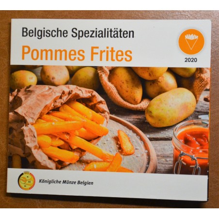 Euromince mince Belgicko 2020 Pommes frites sada (BU)