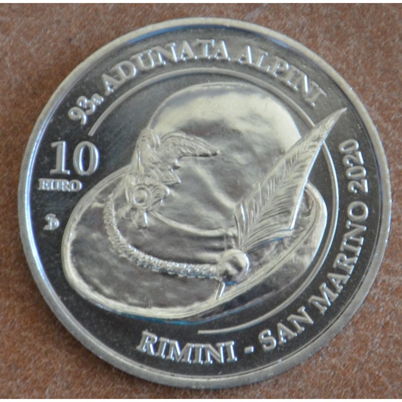 euroerme érme 10 Euro San Marino 2020 - Adunata Alpini (UNC)