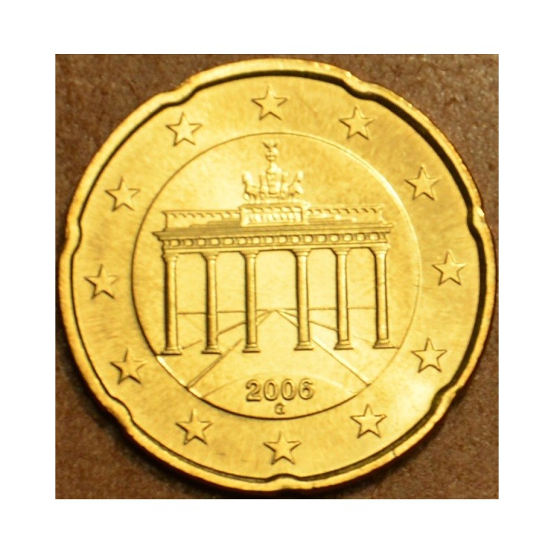 eurocoin eurocoins 20 cent Germany \\"G\\" 2006 (UNC)
